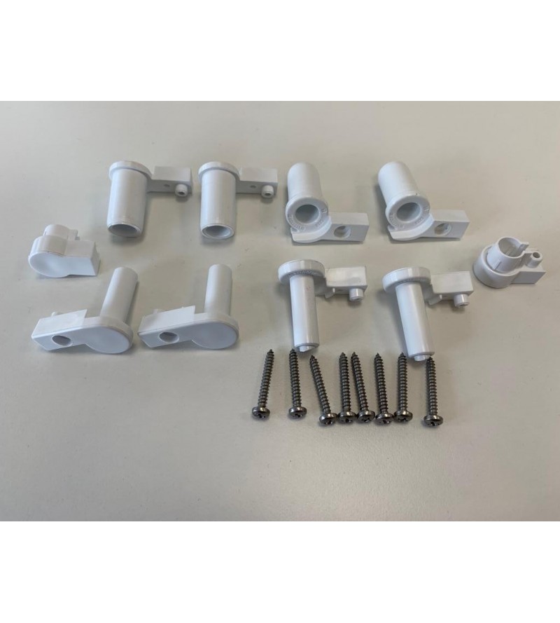 Pack of hinges and caps for shower enclosures Novellini R04PET