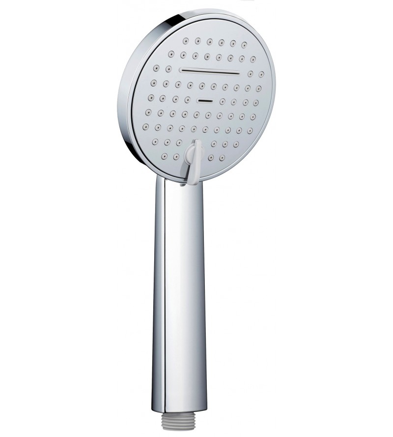 Anti-limestone shower in chrome ABS Damast AIRY 11406