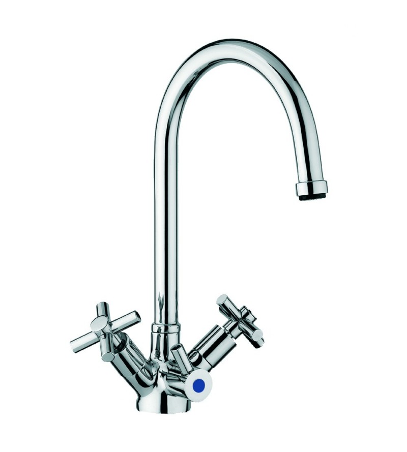 3-way kitchen mixer with separate waters Rub.Magistro 89X