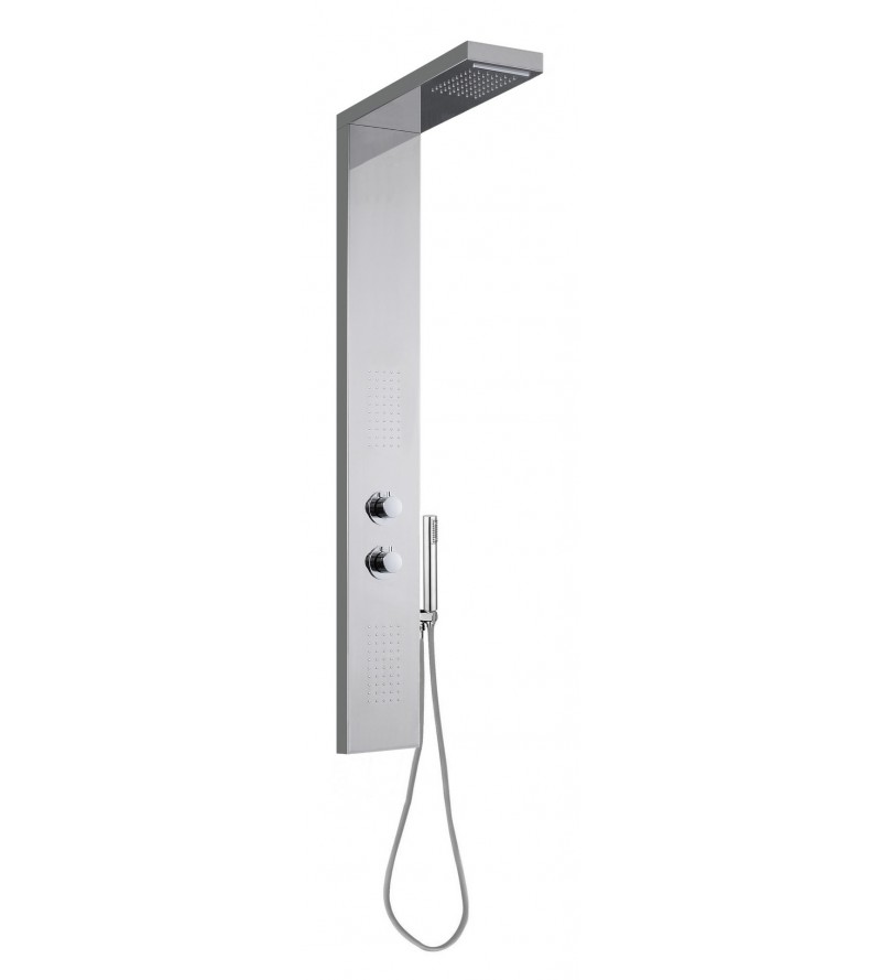 Equipped steel shower panel...