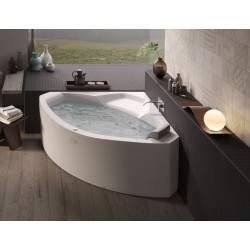 Corner bath with whirlpool...