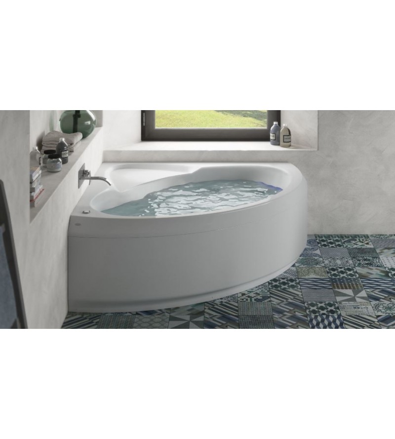 Corner Bathtub With Whirlpool 150 X, Single Jacuzzi Bathtub Dimensions