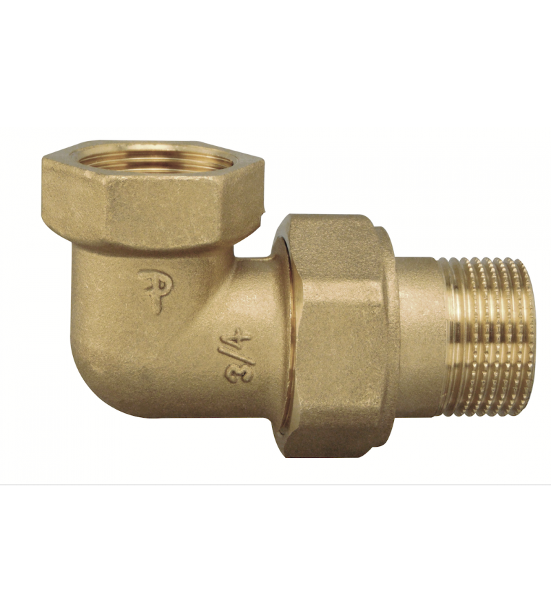 Threaded Pipe Joint Union Elbow Fittings Female x Male FP Pattaroni F802
