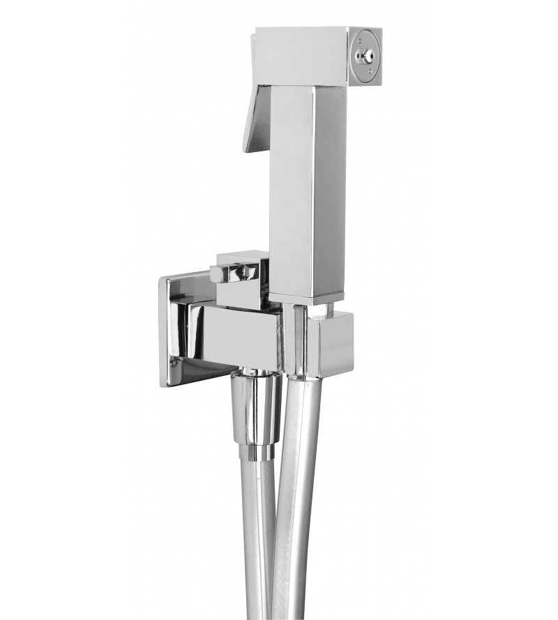 Hygienic shower kit for cleaning toilet square model Tecom KITIDROS