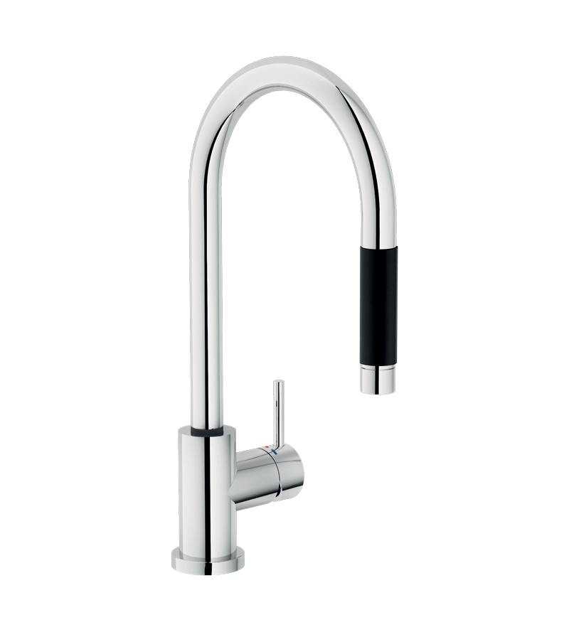 Kitchen sink mixer with swivel spout Nobili Live LV00137/1CR