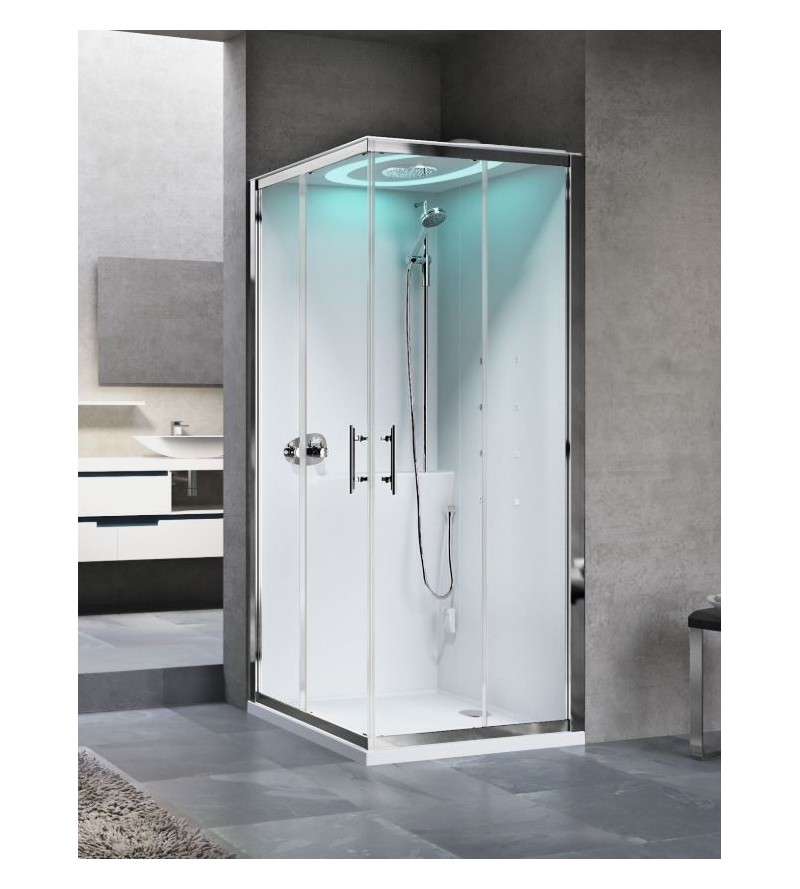 Cabina de ducha versión estándar, dimensiones 100x80 cm Novellini Eon A