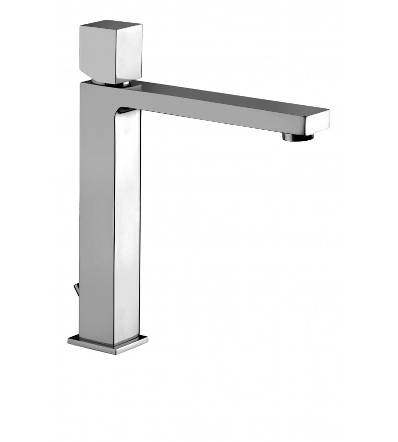 Extended basin mixer with cube lever Paffoni ELLE ELX085