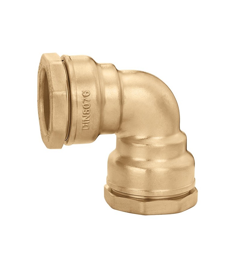 DECA - Brass curved fitting Caleffi 866