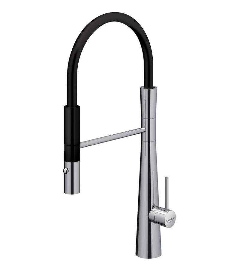 Kitchen sink mixer with rubber hose Porta & Bini Modern Line 05528