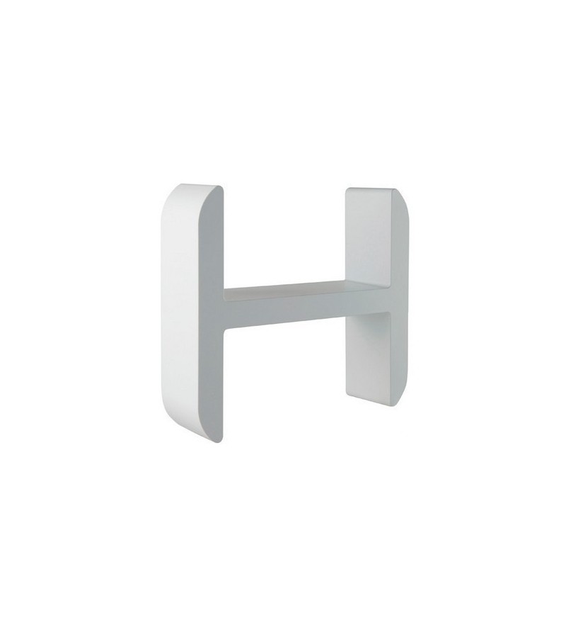 Shower holder for objects shaped H Damast Lettering