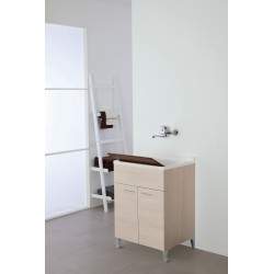 Washbasin cabinet with two...