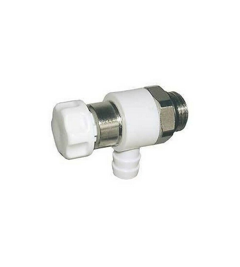 Manual air vent valve with swiveling purge FAR 6015