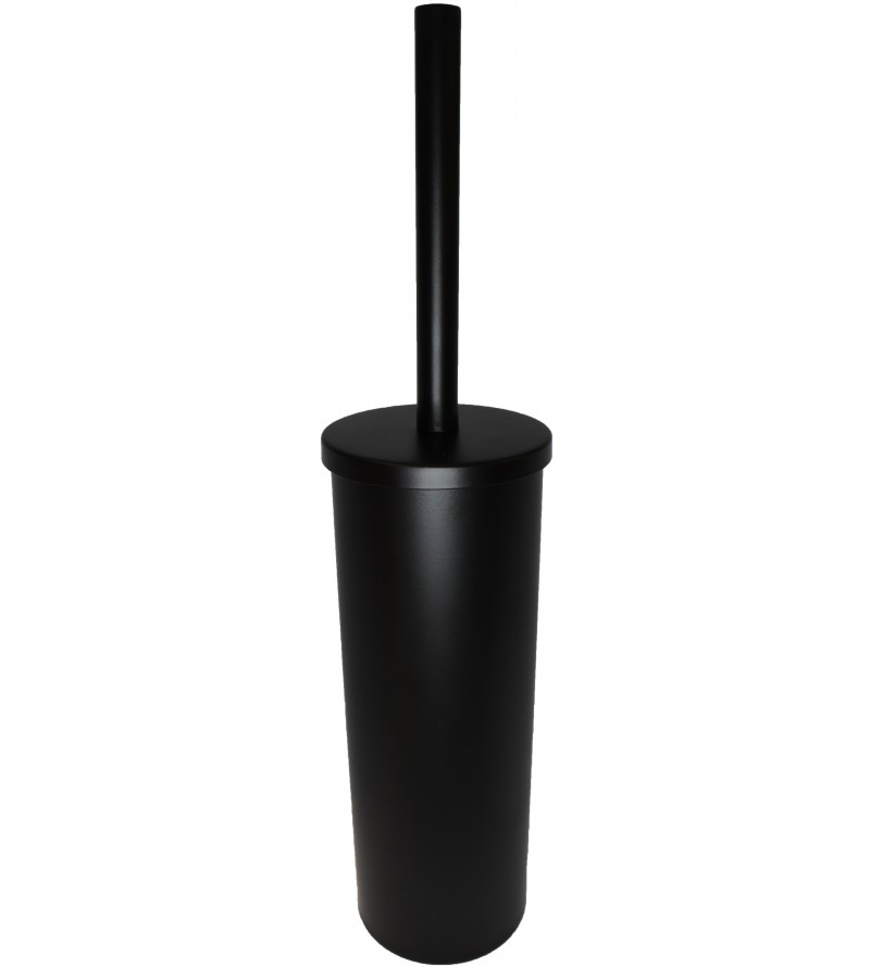 Floor-mounted brush holder in matt black Capannoli Hoop HP114 MM