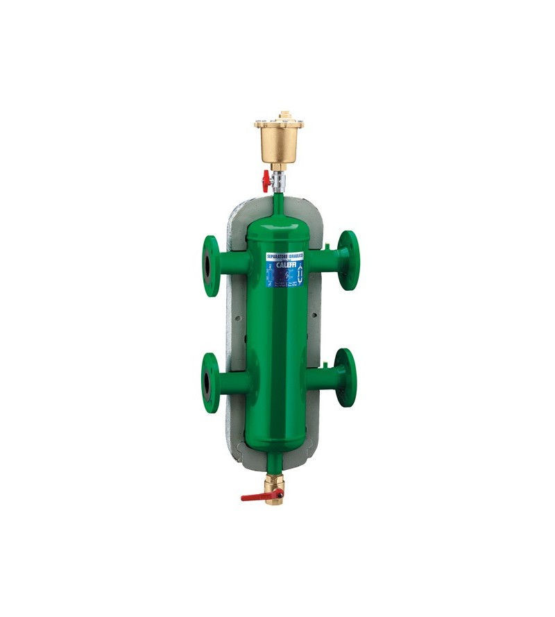 Hydraulic separator with flanged connections and insulation Caleffi 548