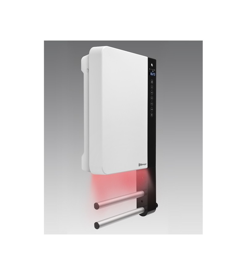 Wall-mounted programmable fan heater in white color Radialight  TBWIN013