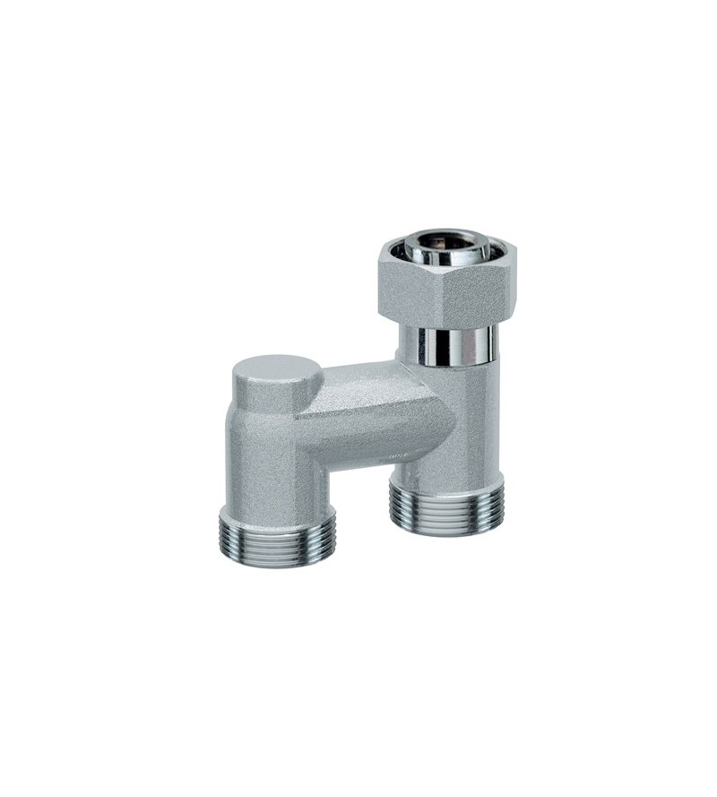 Chrome-plated fitting with double connection FAR 3424