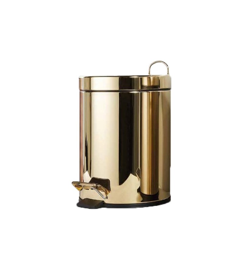 Pedal bin in stainless steel Pollini Acqua Design 21A-21B