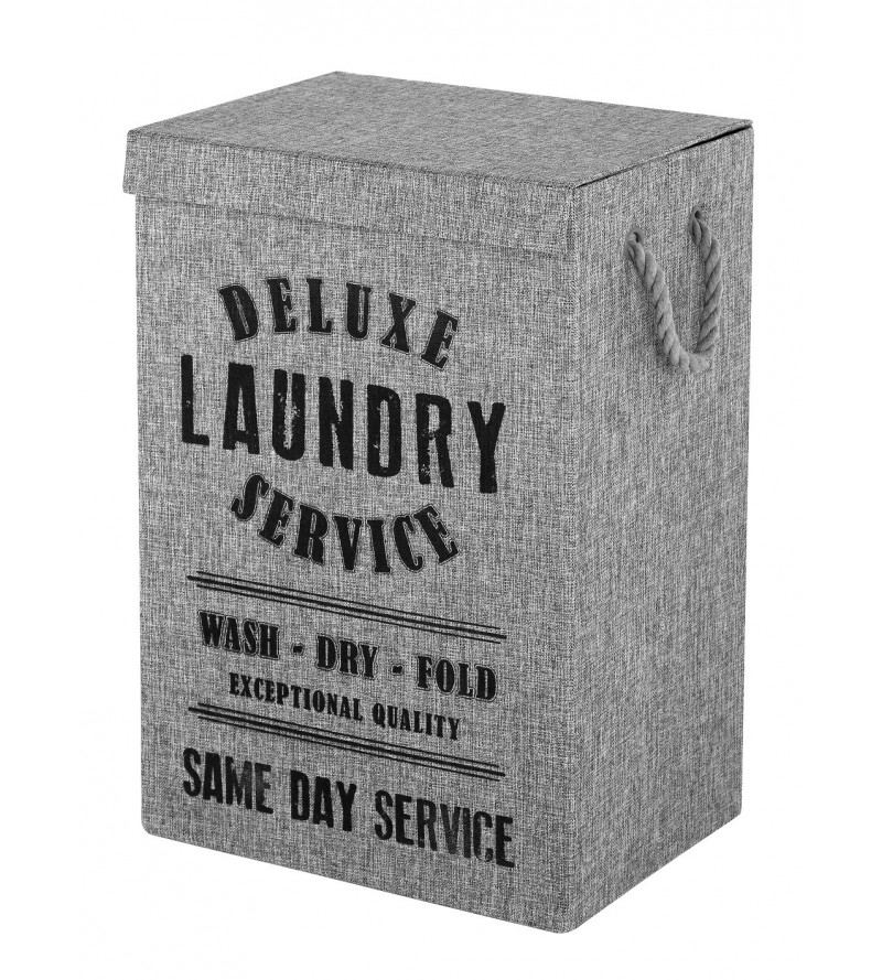 Laundry basket in gray color Feridras 619004