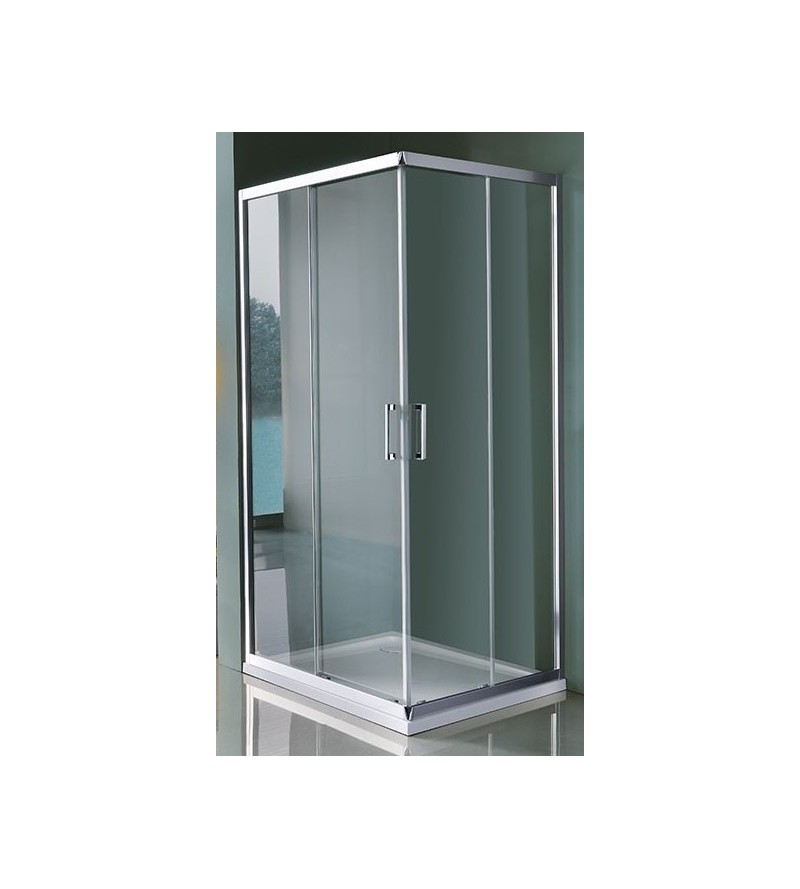 Corner shower enclosure with four doors Samo Cee Art B0916