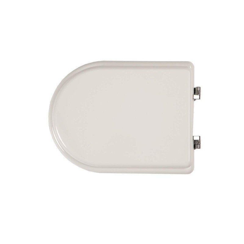 Toilettensitz für die Sintesi-Serie in glänzend weißer Farbe Ercos BSOPE8