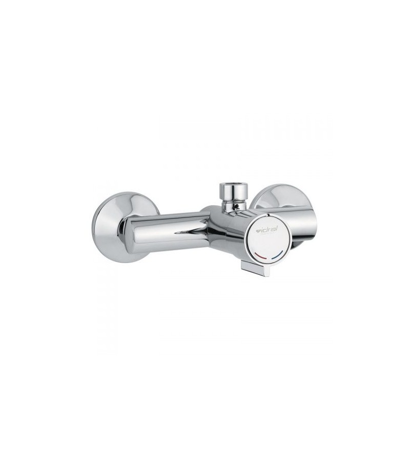 Wall mounted timed shower mixer with push button Idral Minimal 08132 - 08132-30