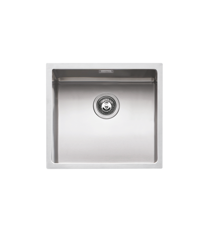 Lavello cucina in acciaio inox per installazione sottotop 45 x 40 cm Barazza 1X4540S