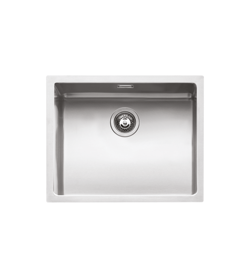 Stainless steel kitchen sink for undercounter installation 50 x 40 cm Barazza 1X5040S