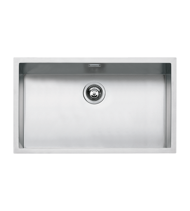 Stainless steel kitchen sink for undermount installation 71 x 40 Barazza 1X7040S