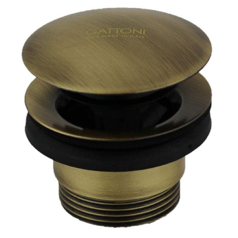 Universal clic-clac drain in bronze color Gattoni 1510/00V0