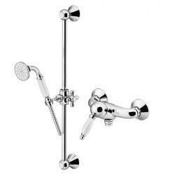 Mixer set with shower rail...