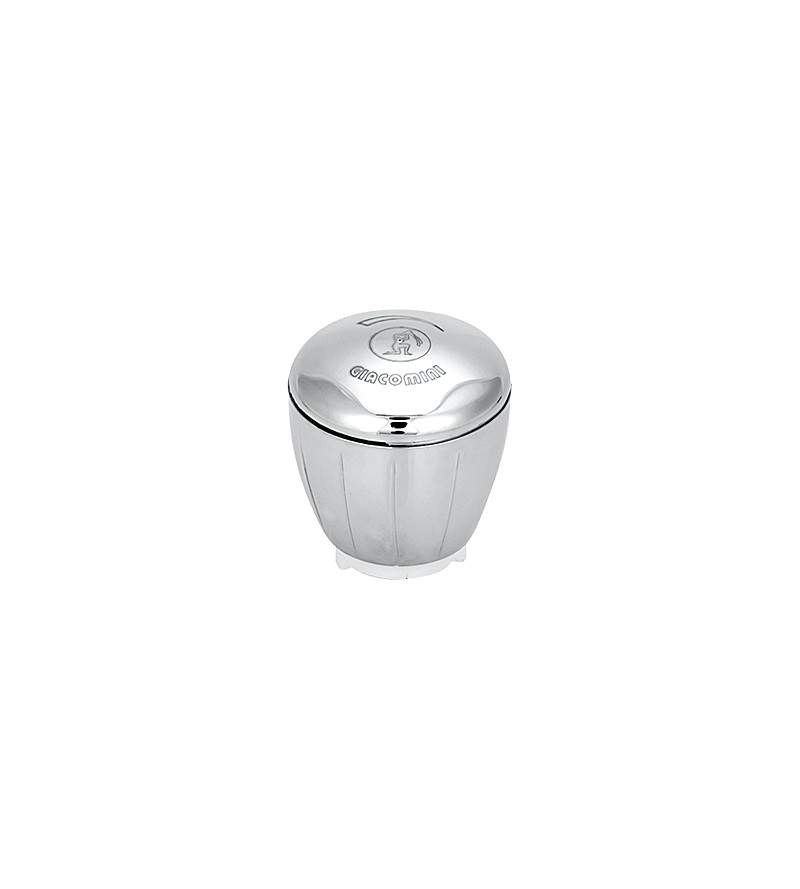 Polish chrome plated handweel for toweldryer valves with thermostatic option Giacomini T450C