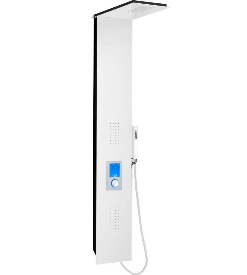 Shower panel with digital control Damast Chronos 16277