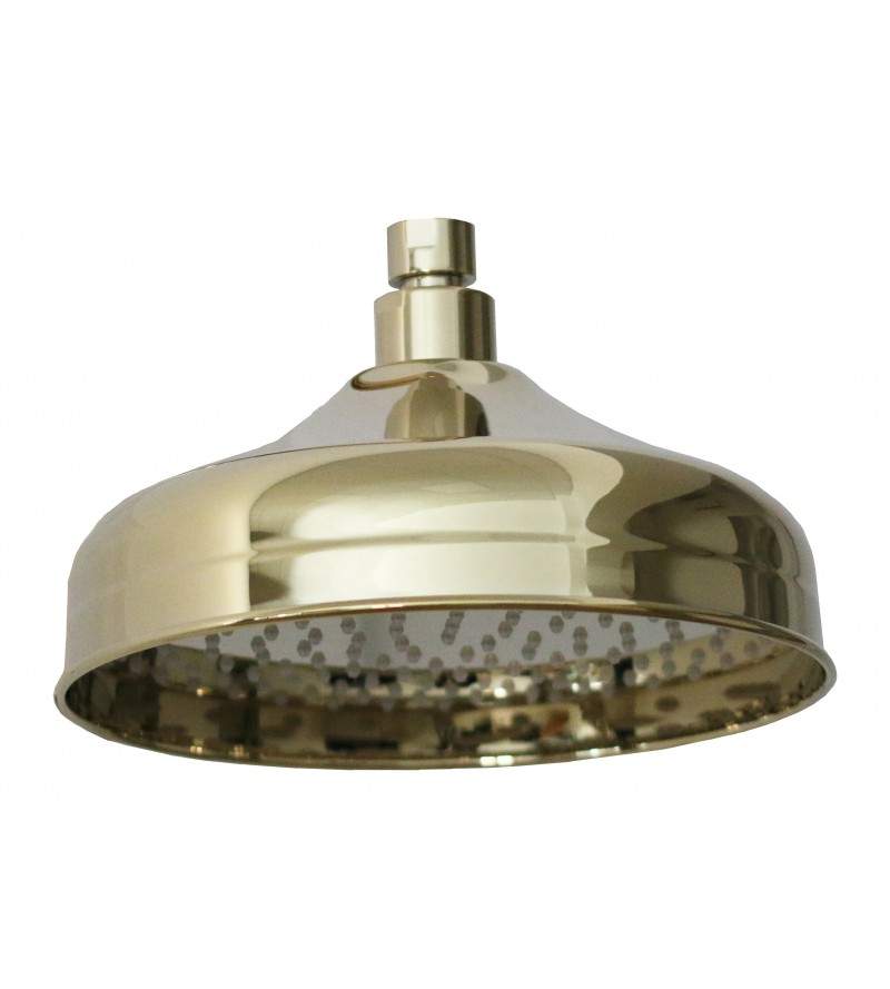 Antique style shower head with gold finish Sphera SIR