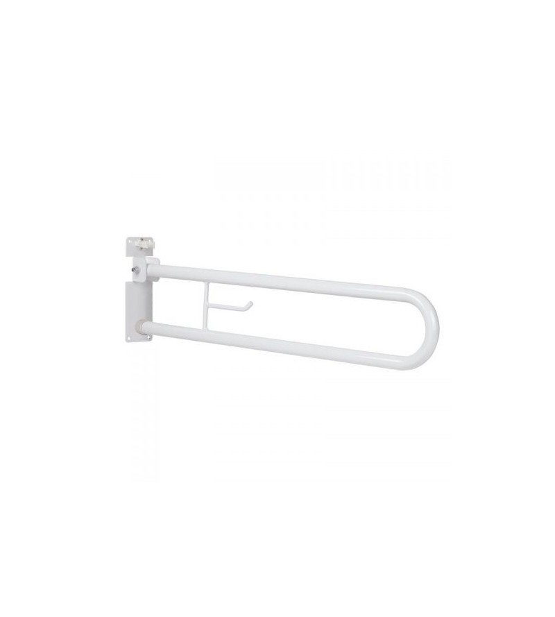 Folding support bar in white color for bathrooms for disabled Idral Easy 12005V