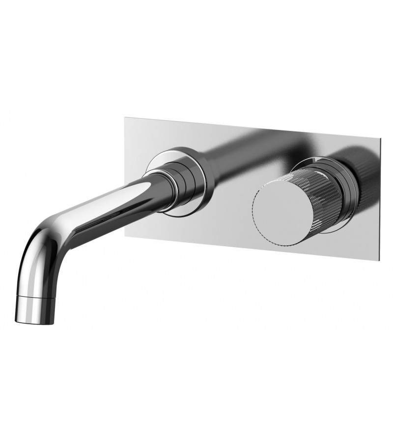 Wall-mounted built-in basin mixer with spout 20 cm Paini Cox Grip 7GCR208P