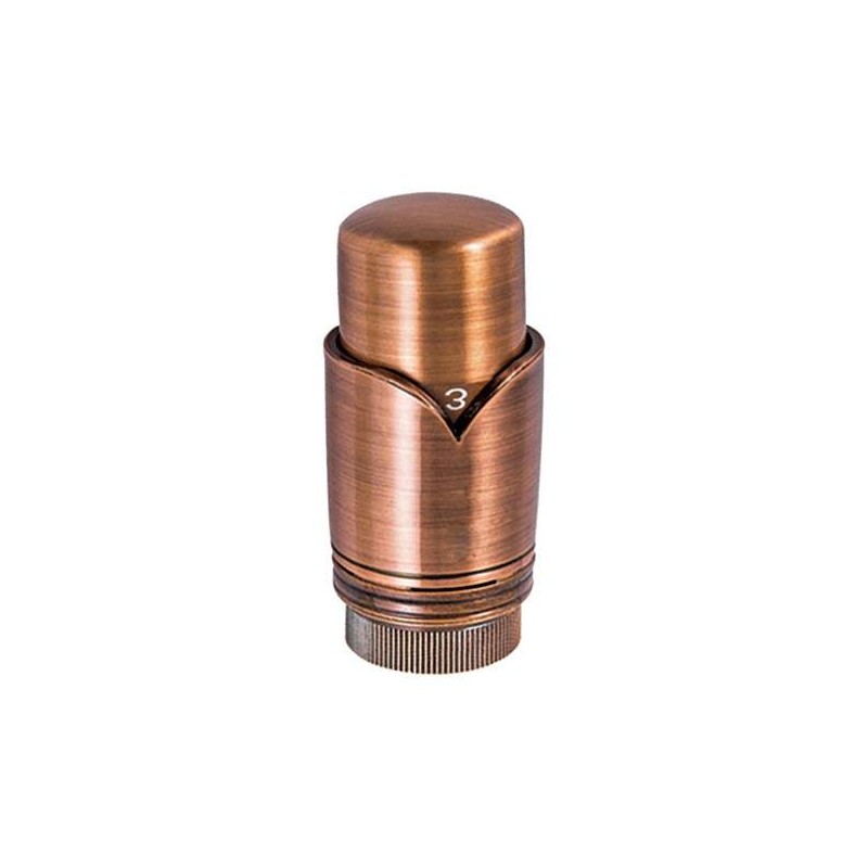 Tête thermostatique couleur cuivre avec capteur intégré Arteclima 31012MR
