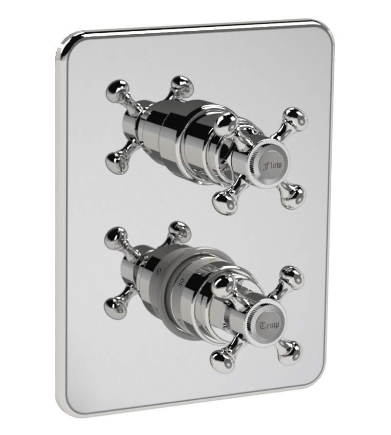 Built-in shower mixer with plate 160x200 mm Ombg Donegal F126200005