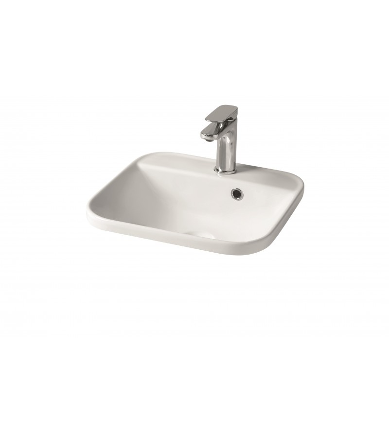 Built-in washbasin for single-hole mixer Hidra Giò G243