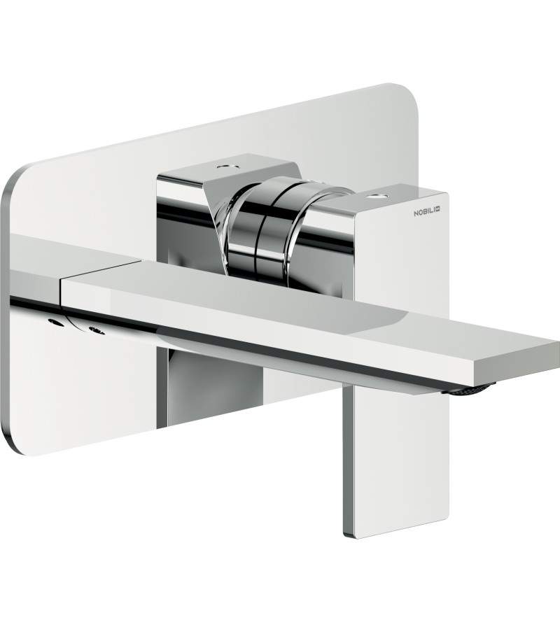 Wall mounted washbasin mixer with 15 cm spout in chromed brass Nobili Seven SE124198CR