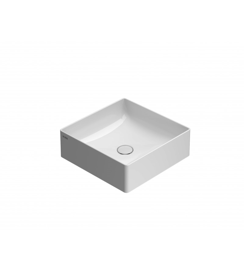 Ceramic washbasin countertop installation 42.42 Globo T-Edge B6Q42