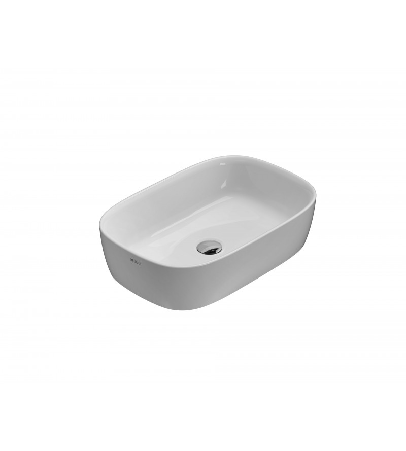 Countertop installation ceramic washbasin 60.40 Globo Genesis GE045