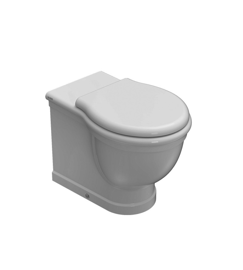 Vaso WC a terra installazione filo parete 57.38 Globo Paestum PA025BI
