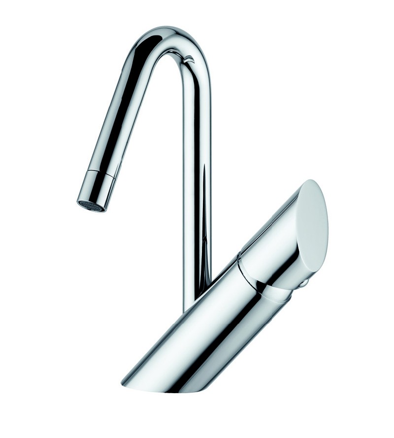 Washbasin mixer in chromed brass with high spout Gioira&Redi Bond 930