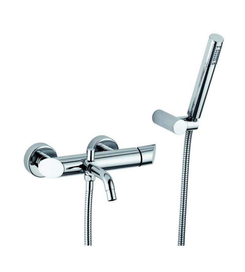 Mezclador de baño externo con ducha de mano y flexible Gioira&Redi Bond 935