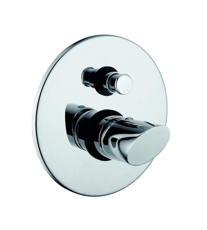 Built-in shower mixer with 2-way diverter and plate Gioira&Redi Bond 938