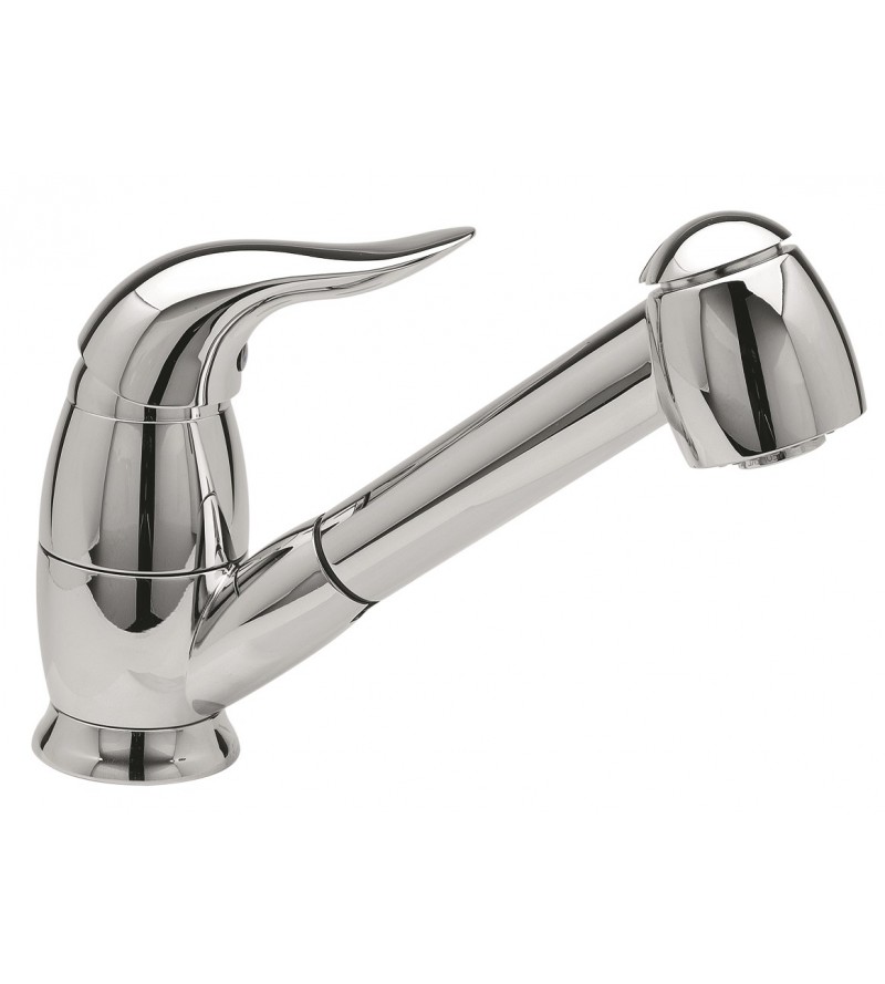 Kitchen sink mixer with pull-out shower Gioira&Redi Retrò 610