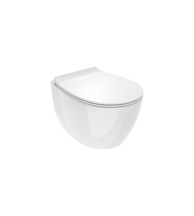 WC suspendu blanc brillant 510x355x363 mm Ercos Kite BCKTELVASO0001