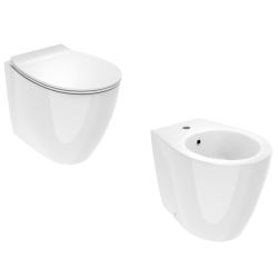 WC suspendu, blanc mat, longueur 51 cm Ponsi Kite BCKTEOVASO0001