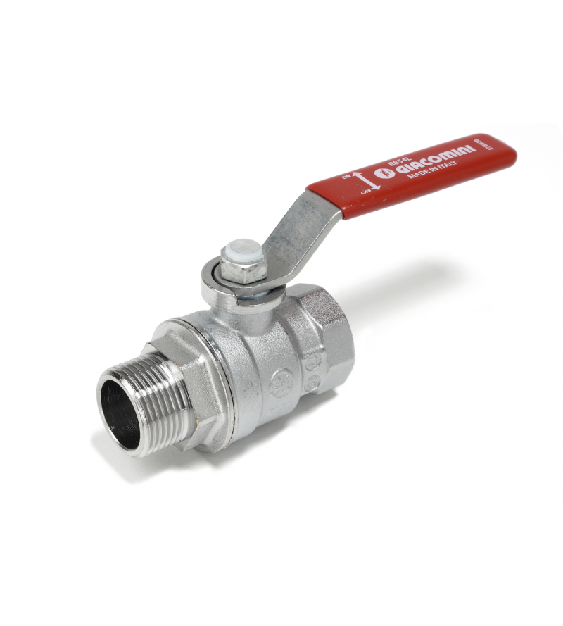 Ball valve female-male connections Giacomini R854L