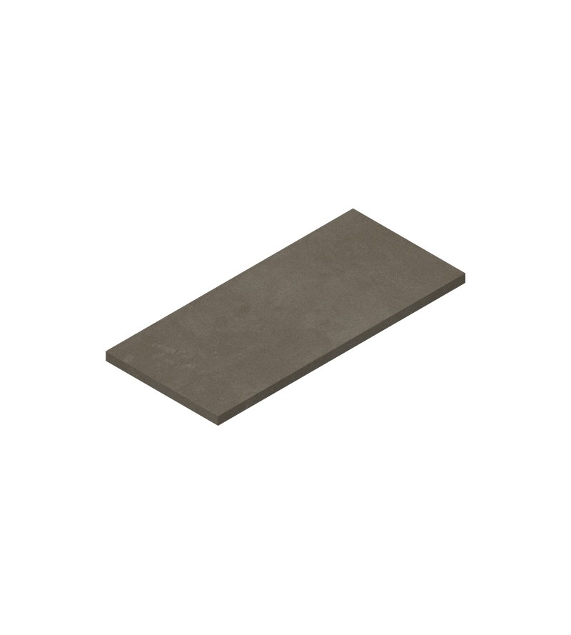 Mensola sospesa 1100 x 500 mm per lavabo da appoggio finitura grigio cemento Ercos Teo BETEOCTOPP1104